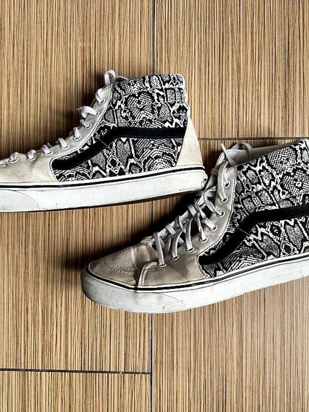 Vans Sk8-Hi Python Animal Print High Top Sneakers US 11 Men